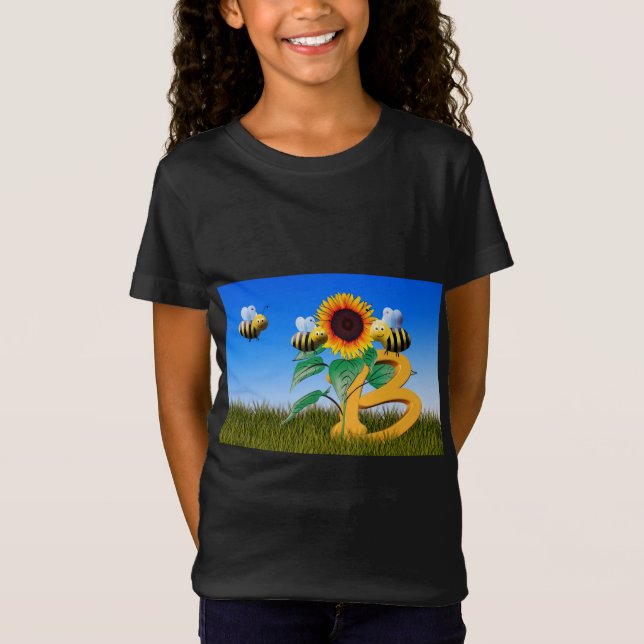 Bee Honey Flower T-Shirt (Front)