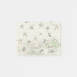 Bee Honey Worker Queen Bees Antique  Post-it Notes