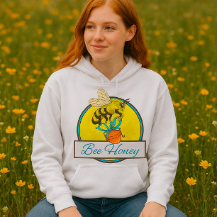 Bee Honey Yellow Insect Hoodie
