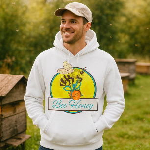 Bee Honey Yellow Insect Hoodie
