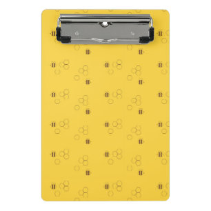Bee Honeycomb Pattern Mini Clipboard