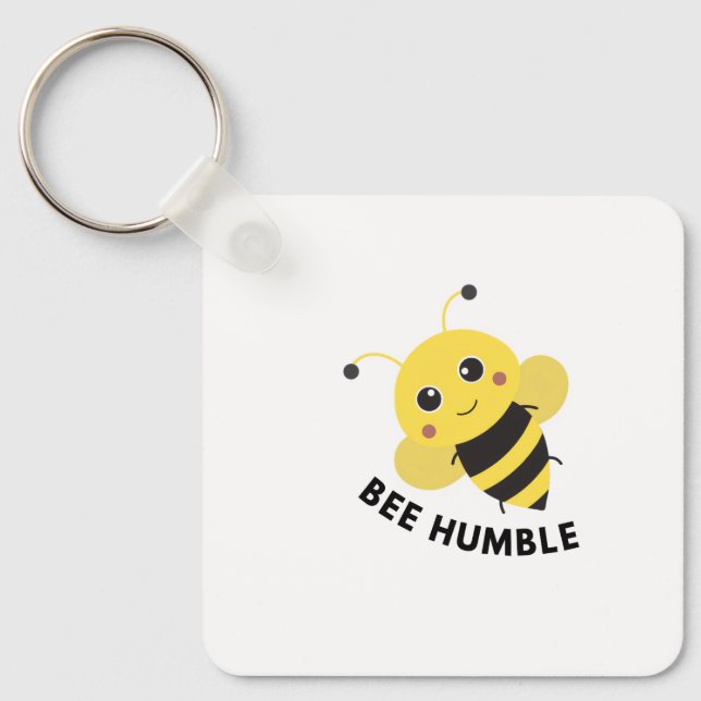 Bee humble keychain (Front)
