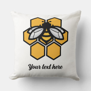 bee in a hive cushion