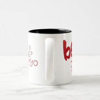 Bee in love Two-Tone coffee mug