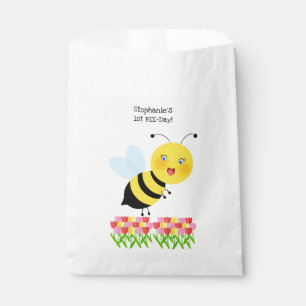 Bee in Tulip Garden Favour Bags