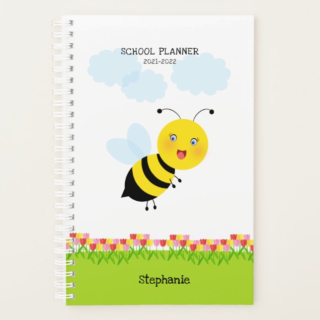 Bee in Tulip Garden Planner (Front)