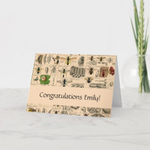 Bee Insect Bug Wasp Natural Nature Bees Painting Card