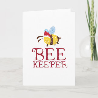 Bee Keeper Christmas Edition Holiday Card