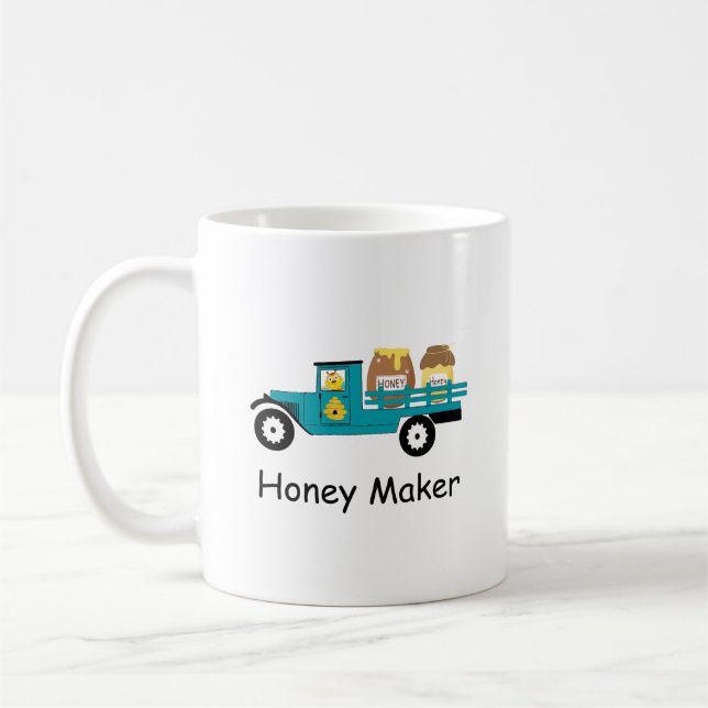 Bee Keeper Mug | Beekeeping Cup | Bee Mug | 15 oz. (Left)