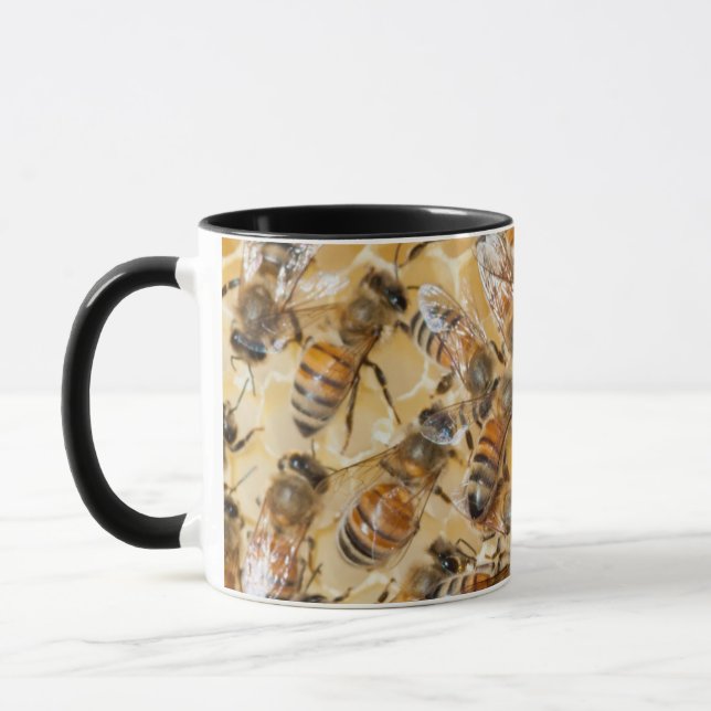 Bee keeping at Arlo's Honey Farm Mug (Left)