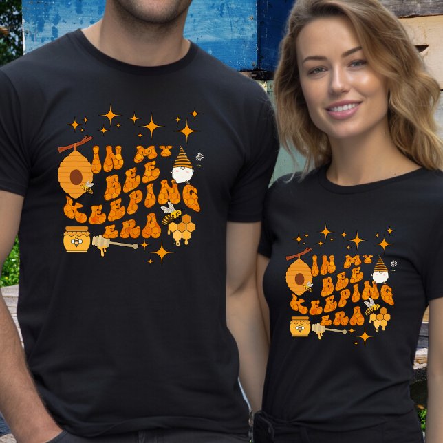 Bee Keeping Era Hobby Custom Text on Back T-Shirt (Creator Uploaded)
