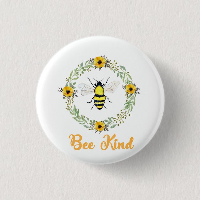 Bee Kind Bee badge (Front)