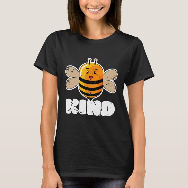 Bee Kind Beekeeper Love Cool Graphic Design T-Shirt (Front)