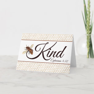 Bee kind  card