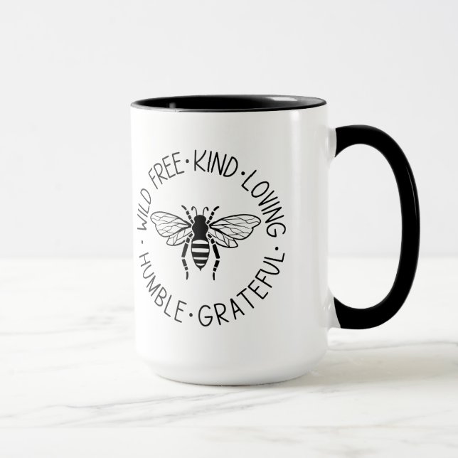 "Bee Kind" Coffee Mug (Right)