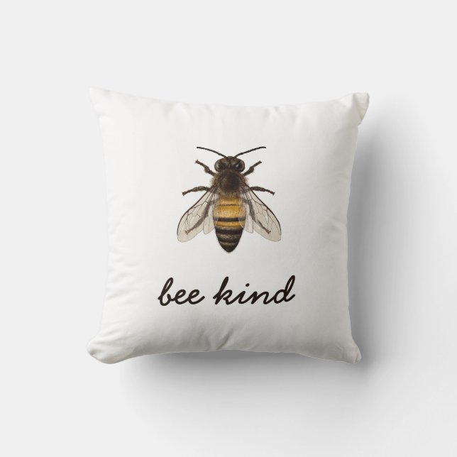 bee kind cushion (Front)
