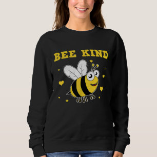 Bee Kind Cute Bumble Bee Kindness Sweatshirt