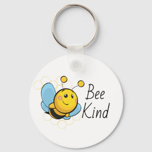 Bee Kind Cute  Key Ring