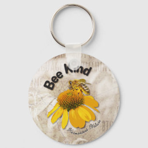 Bee Kind - Harmonious Nature Key Ring