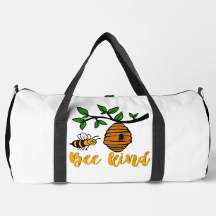 Bee Kind Hive Tree Duffle Bag