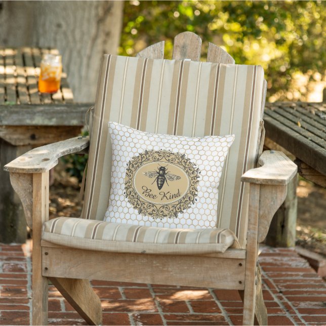 Bee kind honeycomb cushion (Chair)