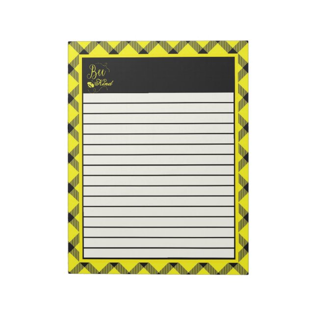 Bee kind notepad (Rotated)