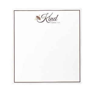 Bee kind notepad