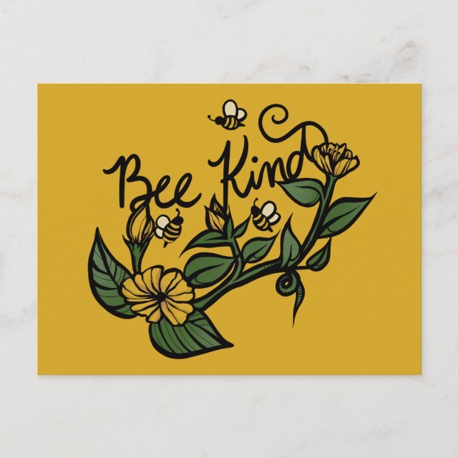 Bee Kind Postcard (Front)