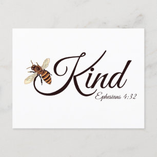 Bee kind postcard