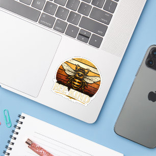 Bee Kind Retro Bee Graphic Vintage Honey Bee Art