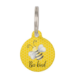 Bee Kind Stethoscope ID Tag