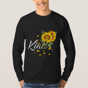 Bee Kind Sunflower Autism Awareness Sunflower Kind T-Shirt