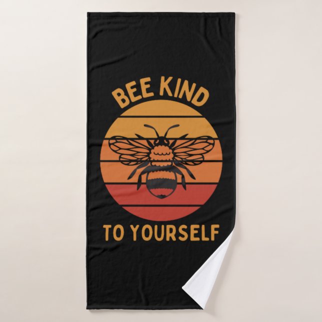 Bee Kind To Yourself Bath Towel (Bath Towel)