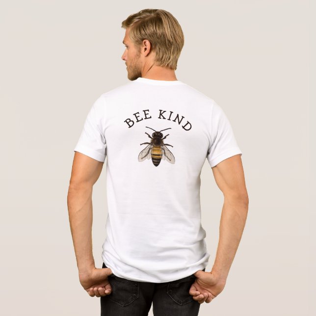bee kind Tri-Blend shirt (Back Full)