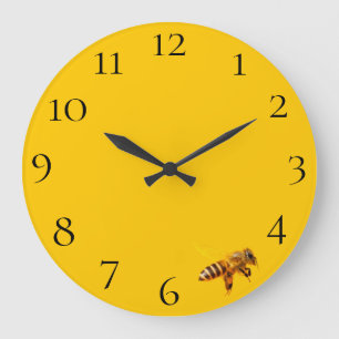 Bee Large Clock