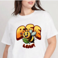 Bee Leaf Eco-Friendly T-Shirt – Cute Bee Pun