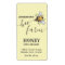 Bee logo script bee farm honey jar label