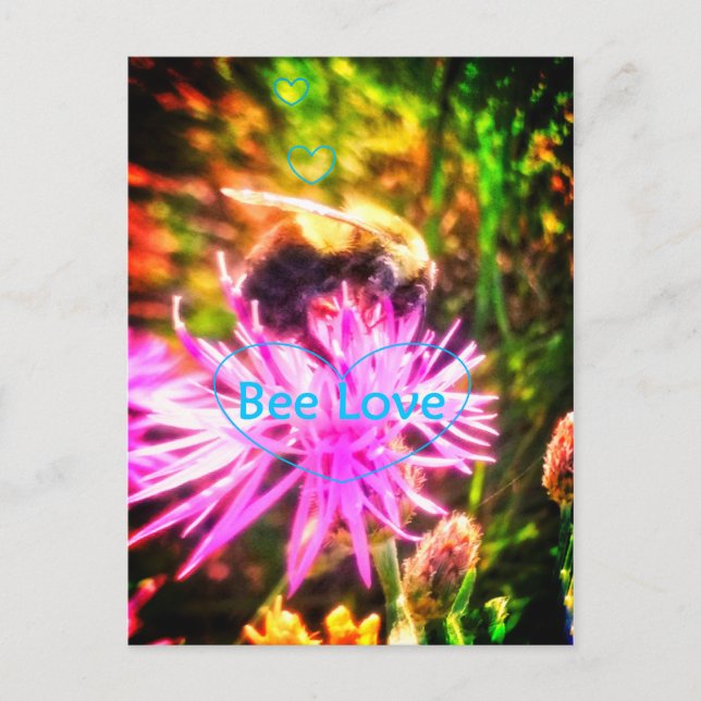 BEE LOVE  ORIBRIGHT POSTCARD (Front)