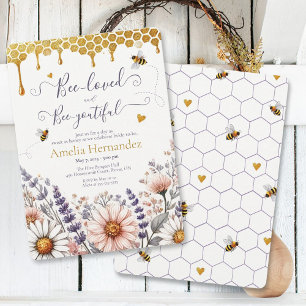 Bee-Loved and Bee-Youtiful Bridal Shower Invite