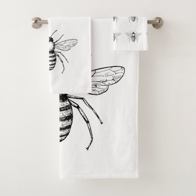 Bee Lover Bath Towel Set (Insitu)