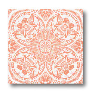 Bee Mandala Custom Colour Matching Canvas Print