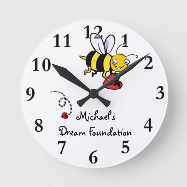 Bee MDF Clock (Front)