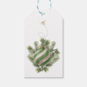 Bee Merry - Ornament Gift Tags