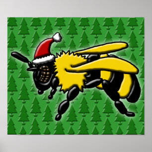 Bee Merry, print