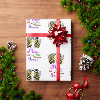 Bee Mine And I Will Bee Yours Wrapping Paper