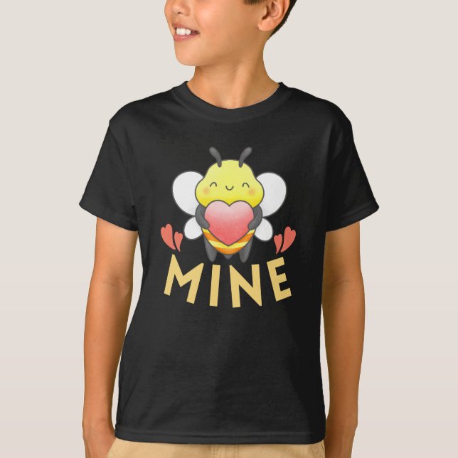 BEE MINE - BE MINE FUNNY VALENTINE DAY T-Shirt (Front)