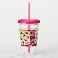 Bee Mine Floral Love Frame