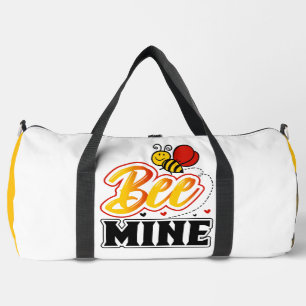 Bee Mine Heart  Duffle Bag