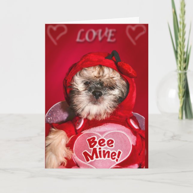 bee mine holiday card (Front)