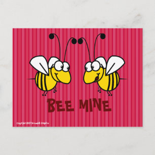 Bee Mine Postcard